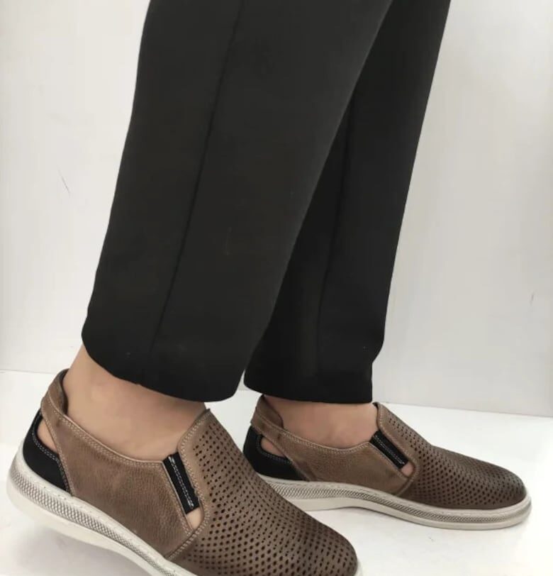 Мъжки обувки  411 Перфорирани - Taupe - Кафяв - Кафяв BIO FLEX