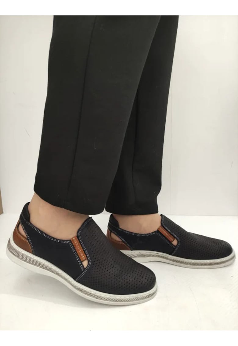 Мъжки обувки 411 Перфорирани - Тъмносин - Тъмносин BIO FLEX