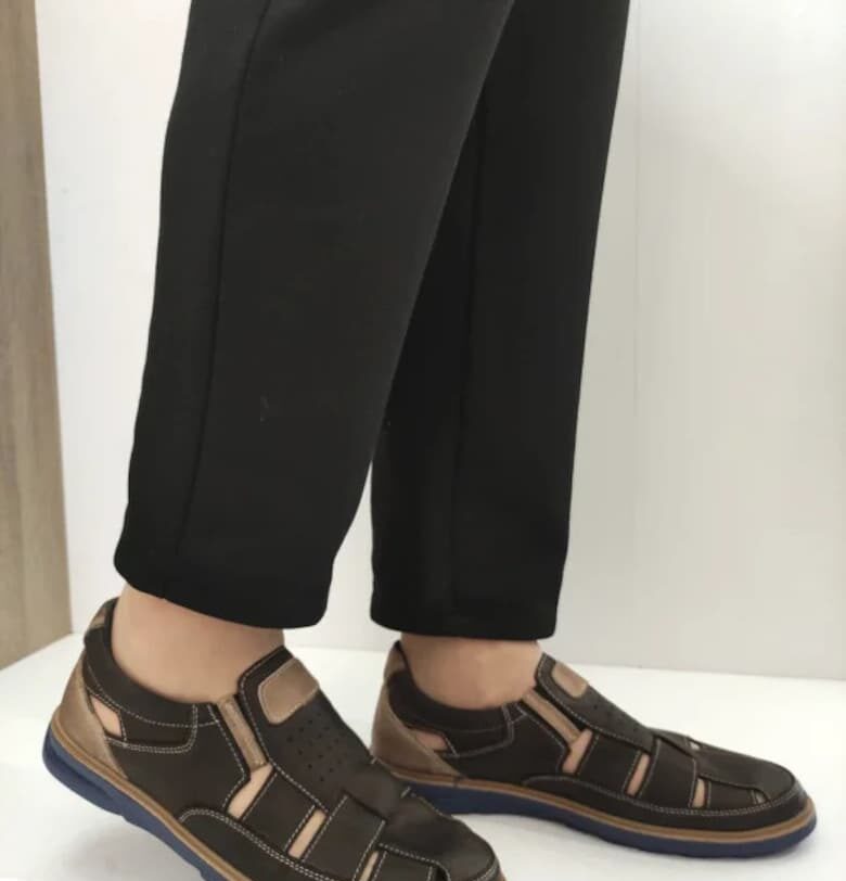 Мъжки обувки  777 Перфорирани - Тъмно кафяво + Бежово - Кафяво - Кафяв BIO FLEX