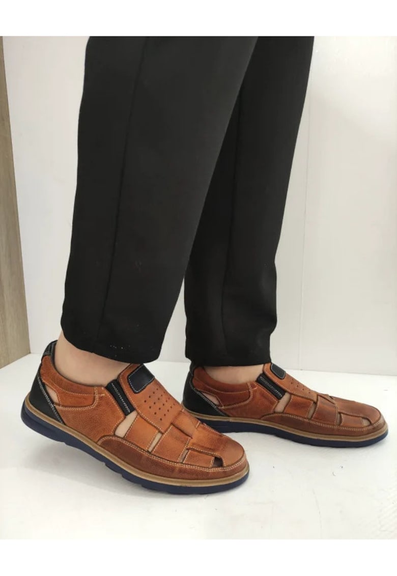 Мъжки обувки 777 - Перфорирани - кафяви - Кафяв BIO FLEX