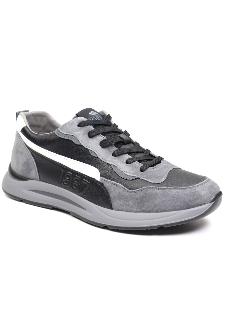 Мъжки обувки A11203 черни FRANCO GERARDO