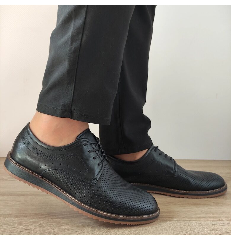 Мъжки обувки  F116830-1 - Черен ELDEMAS