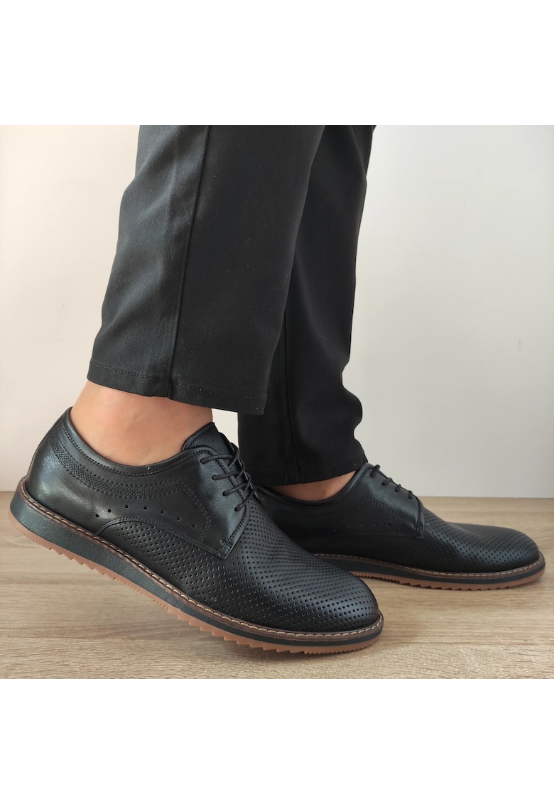 Мъжки обувки F116830-1 - Черен ELDEMAS