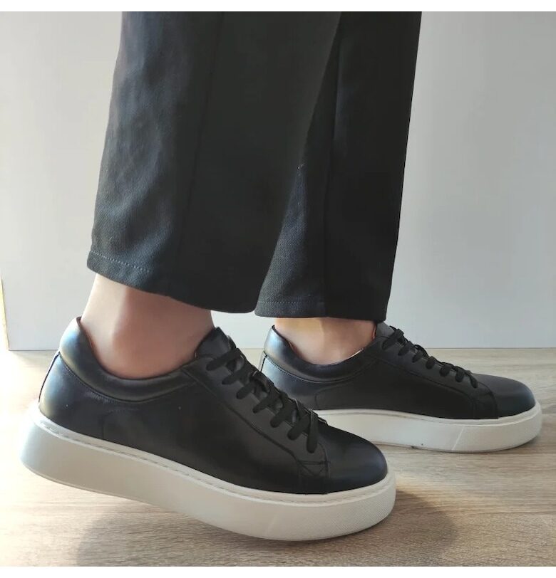 Мъжки обувки  T231103-A - Черен/Бял - Черен FRANCO GERARDO