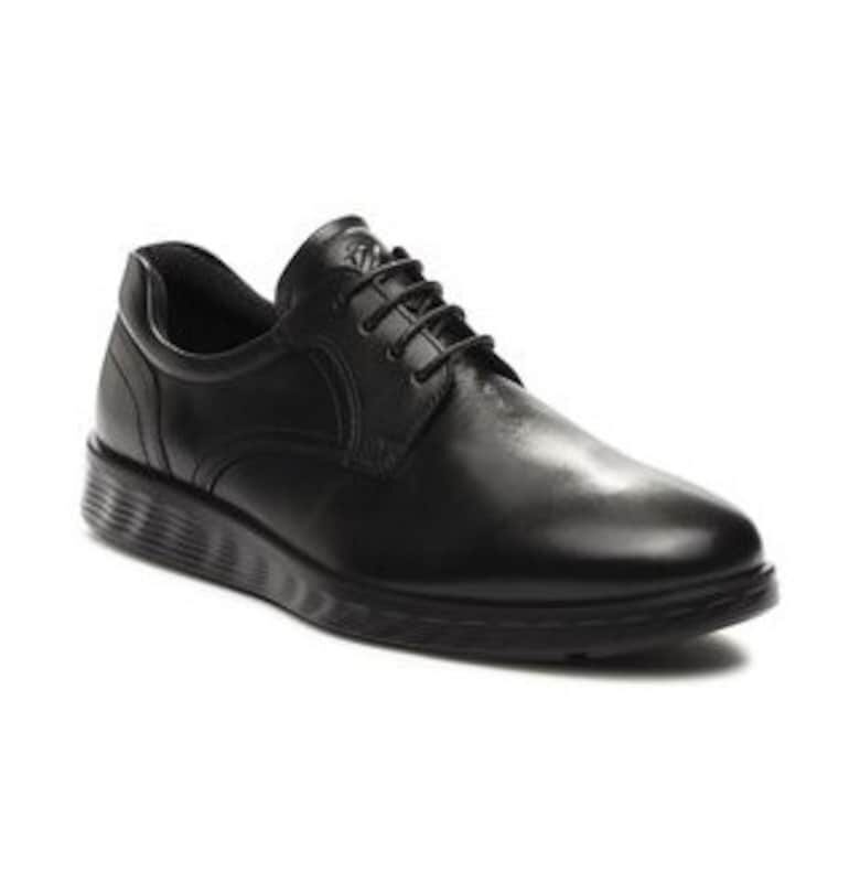 Мъжки обувки  естествена кожа - черен Ecco