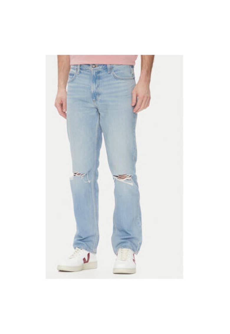 Мъжки панталон 112363966 - памук - син - Син Lee