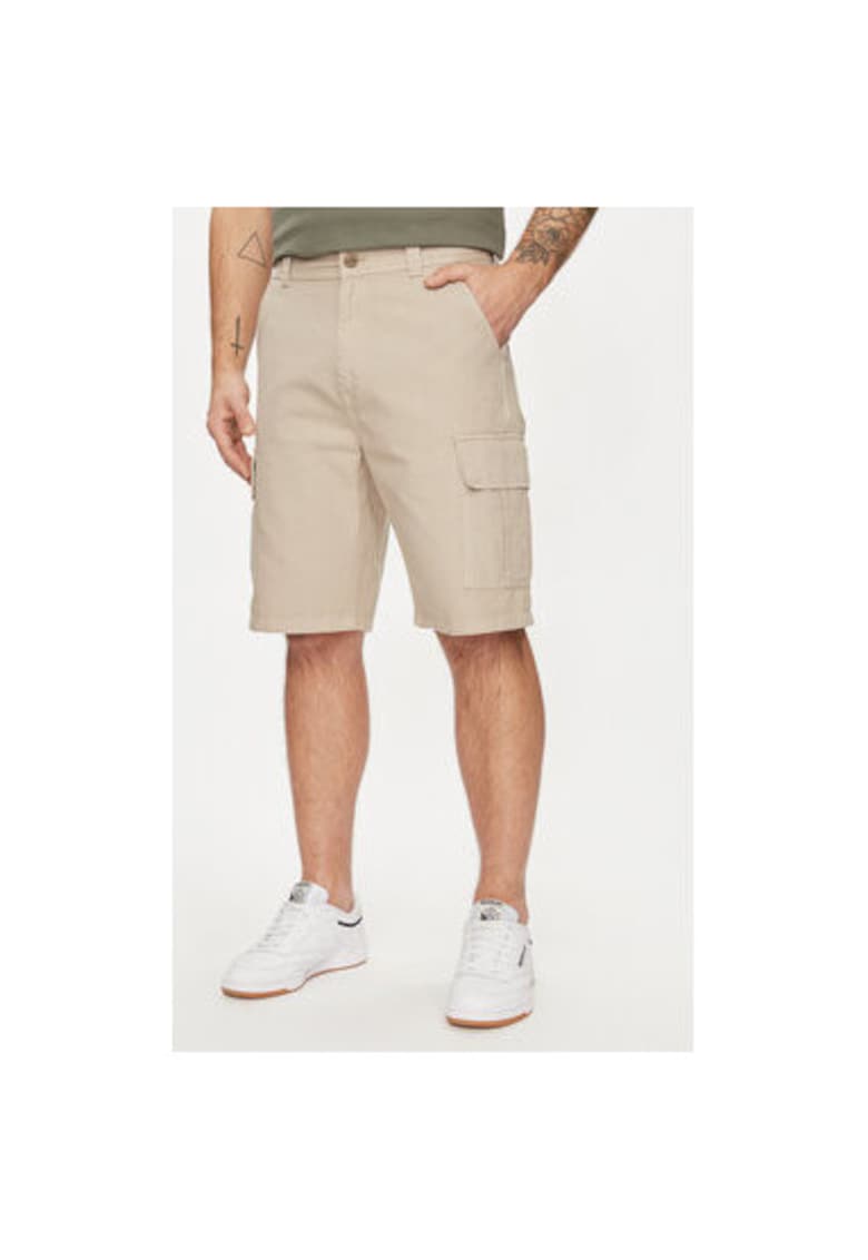 Мъжки панталон - 303595791 - Памук - Бежов - Бежов Lee