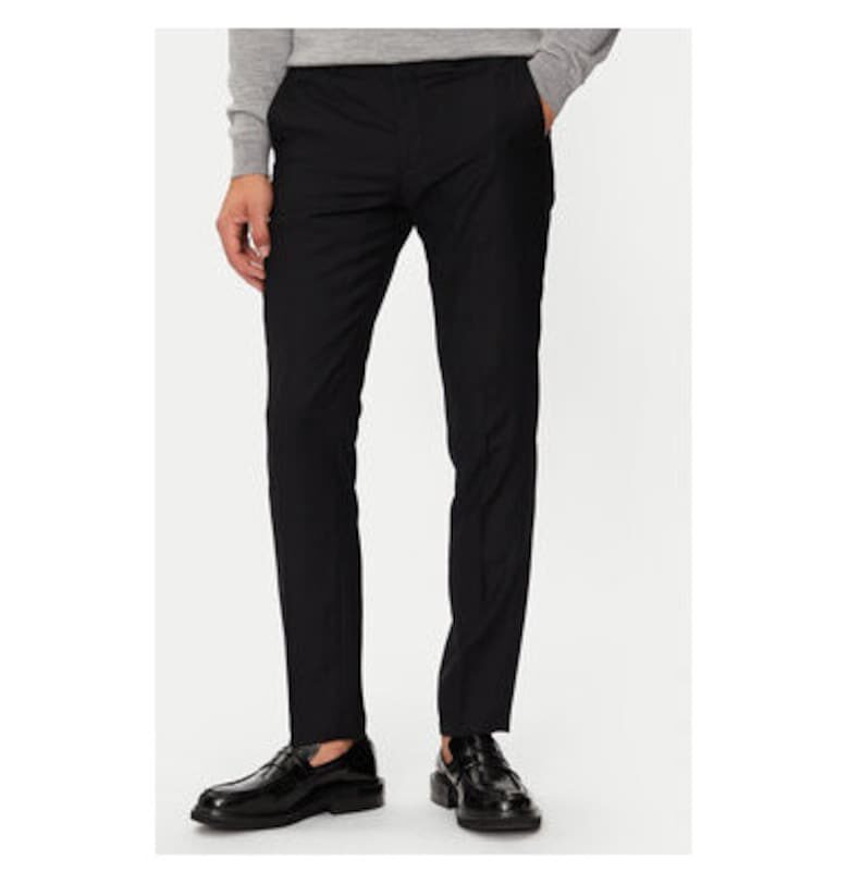 Мъжки панталон -  304396519 - Рециклиран полиестер/Вълна - Черен - Черен Jack and Jones