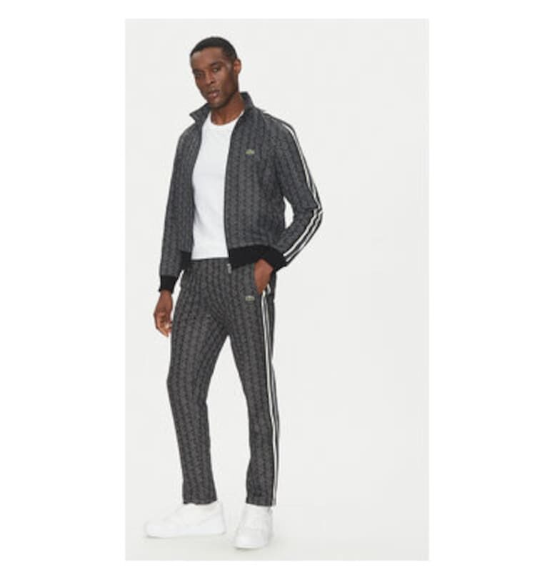 Мъжки панталон -  304997624 - Полиестер/Памук - Сив Lacoste