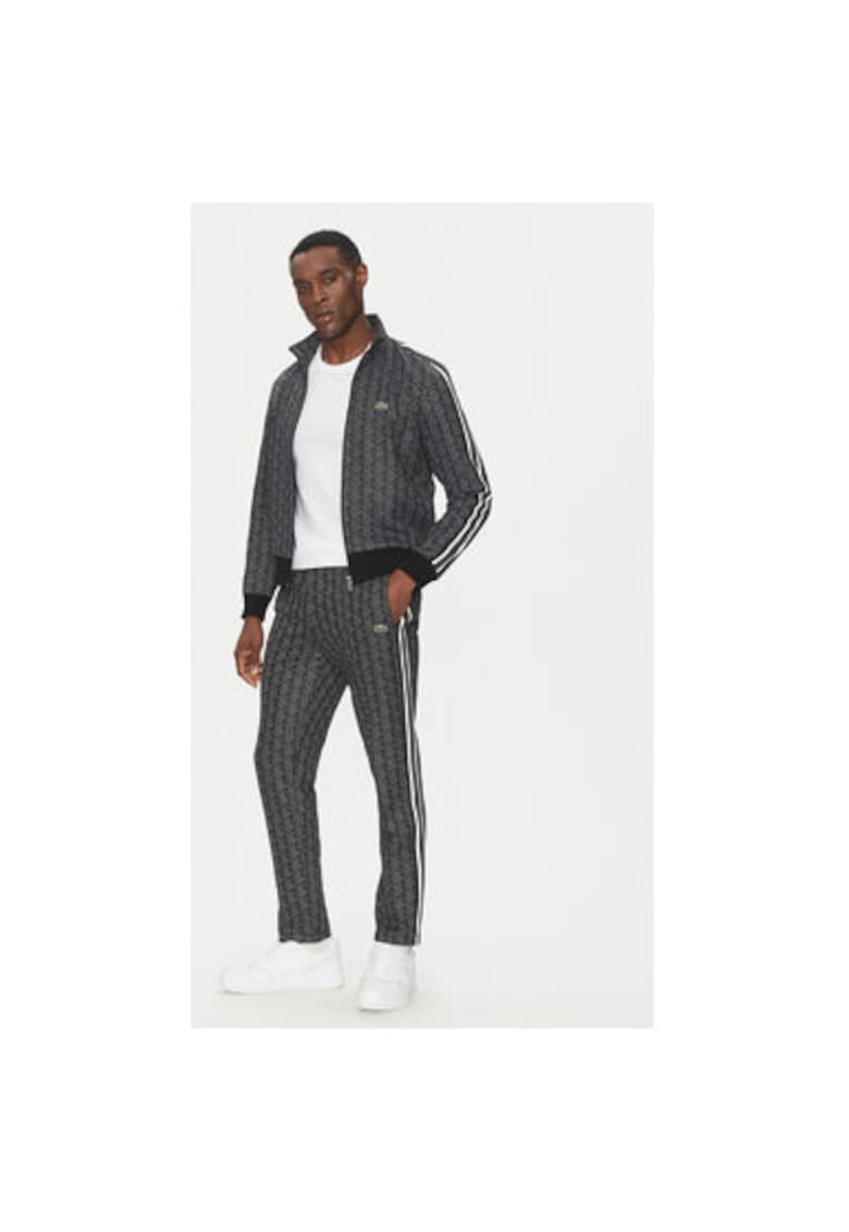 Мъжки панталон - 304997624 - Полиестер/Памук - Сив Lacoste