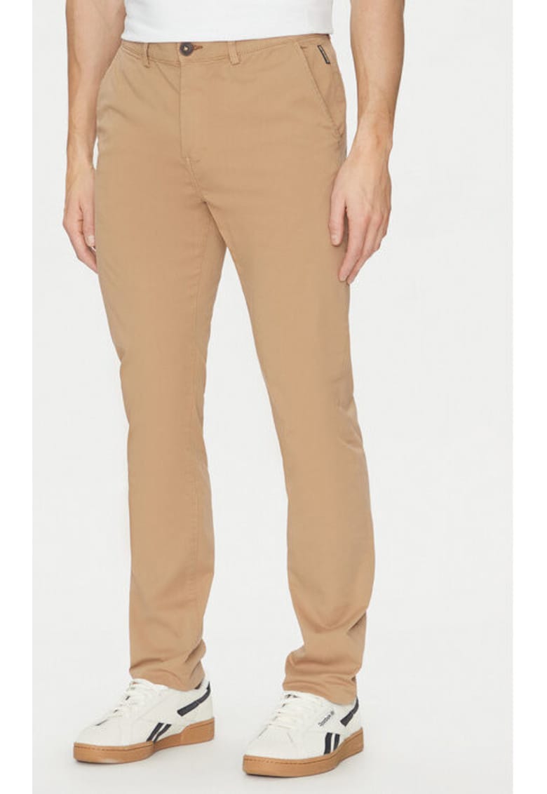 Мъжки панталон - 305103093 - Памук - Кафяв Napapijri