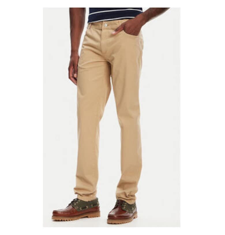 Мъжки панталон  67117PW - памук - бежов - Бежов Kappa