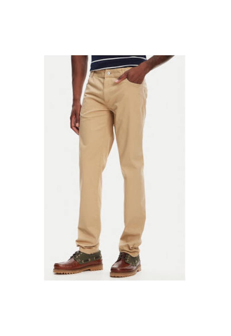 Мъжки панталон 67117PW - памук - бежов - Бежов Kappa