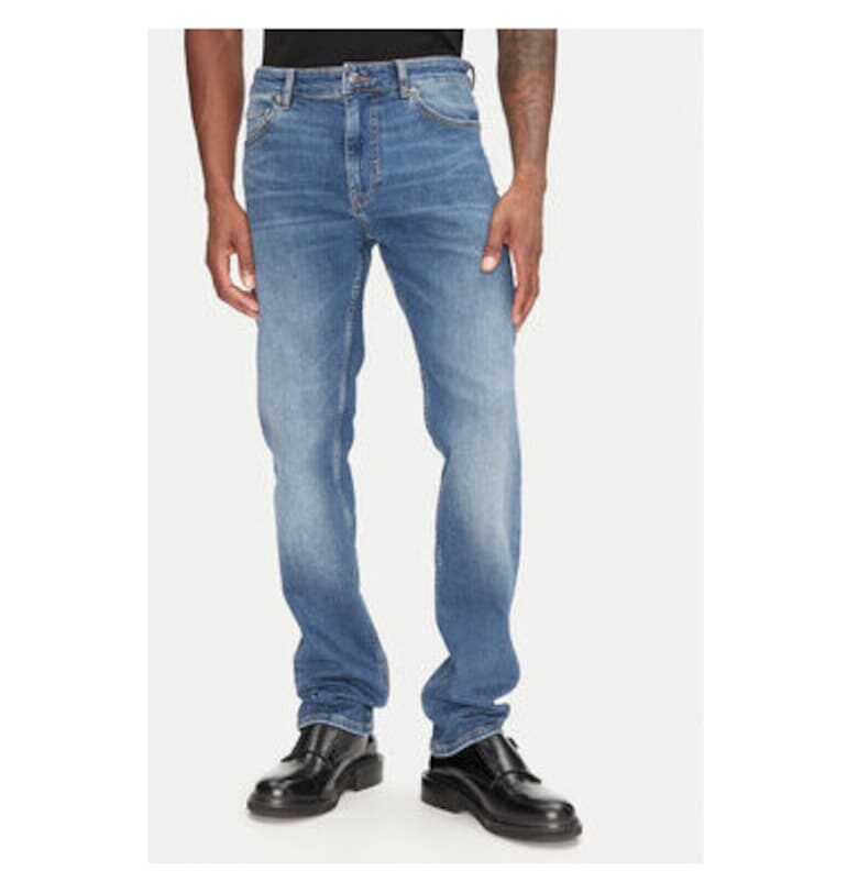 Мъжки панталон  78OAB5S0 CDWFM - Памук - Тъмносин - Тъмносин JUST CAVALLI