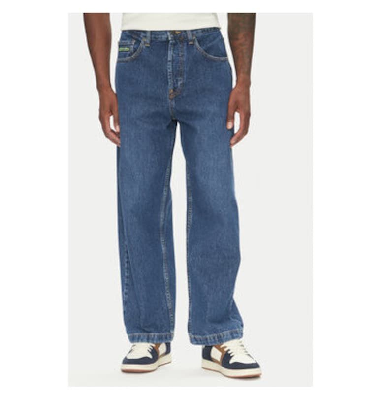 Мъжки панталон  ADYDP03093 - памук - син - Син DC