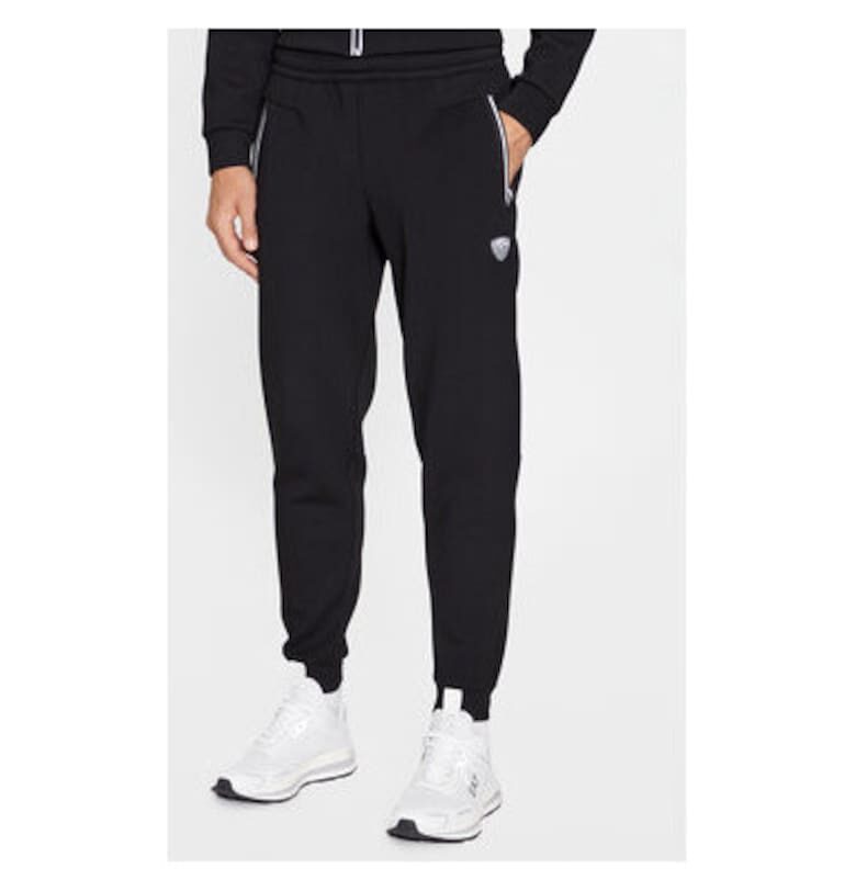 Мъжки панталон - Emporio Armani  303084776 - Полиестер/Вискоза - Черен - Черен EA7
