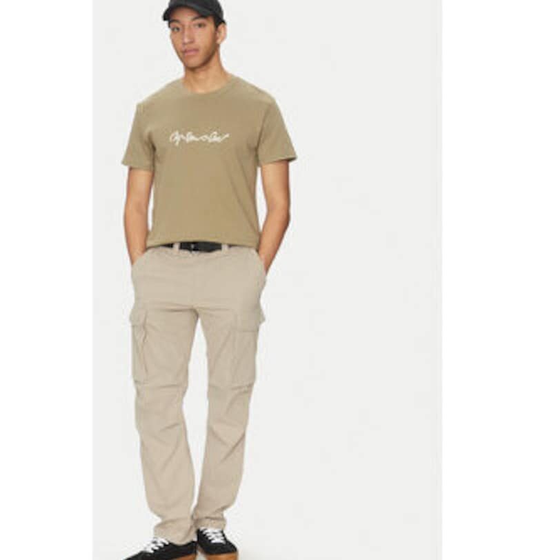 Мъжки панталон - G STAR RAW - G053 CORE REGULAR CARGO - бежов - полиестер G-Star RAW