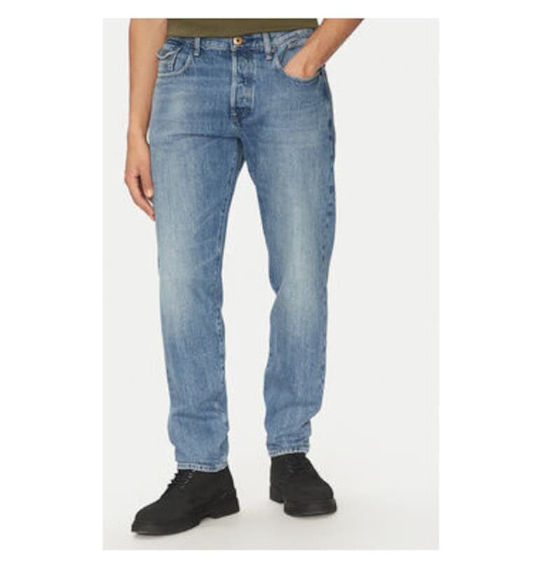 Мъжки панталон G Star Raw - D26141-D776 - Памук - Син - Син G-Star RAW