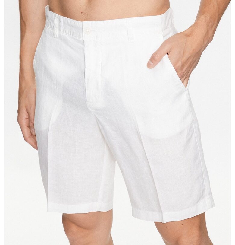 Мъжки панталон -  Лен - Екрю United Colors of Benetton