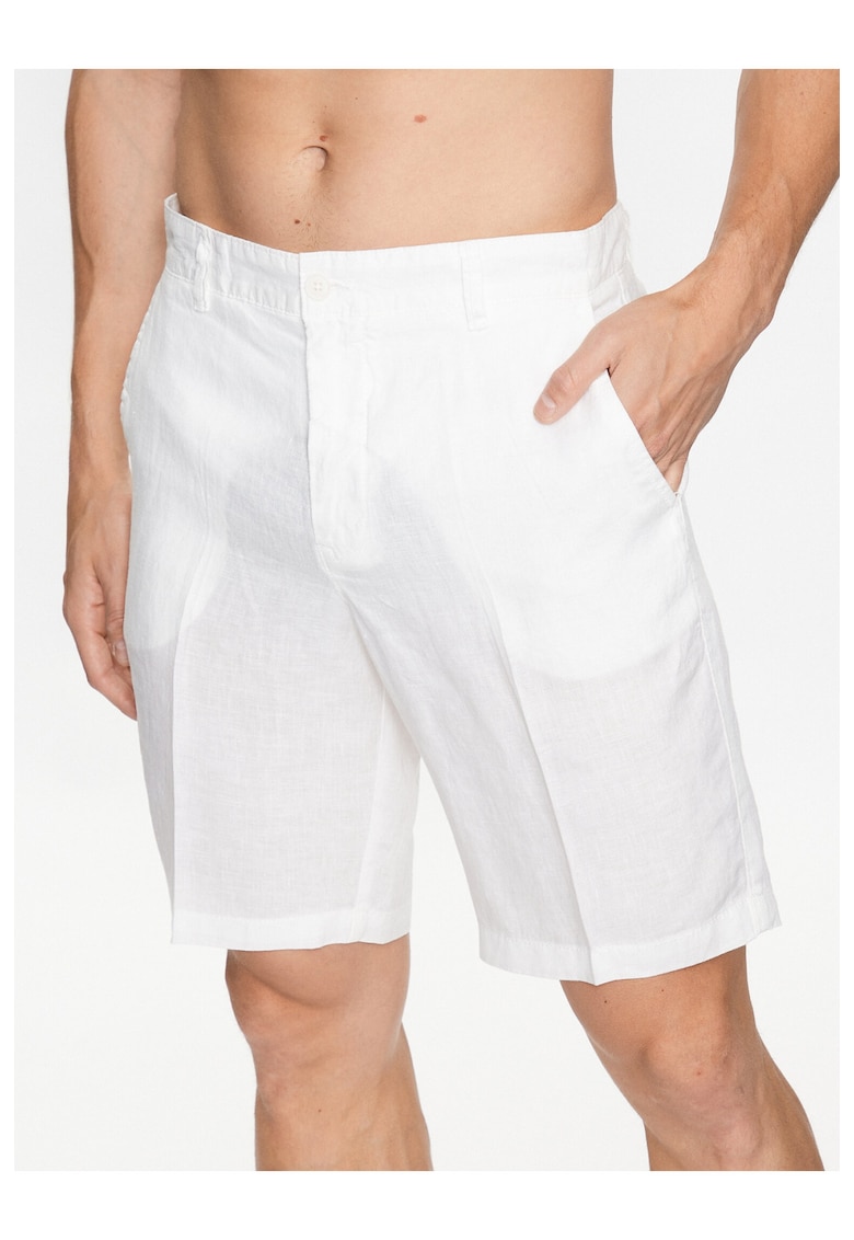 Мъжки панталон - Лен - Екрю United Colors of Benetton