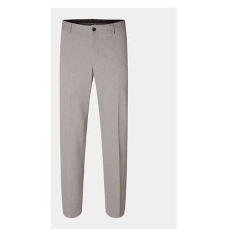 Мъжки панталон -  вискоза - сив - Сив Selected Homme