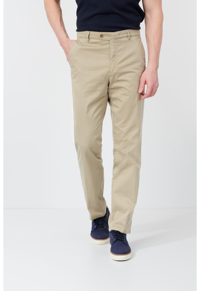 Мъжки панталони Eton 5513 бежови - Бежов W Wegener