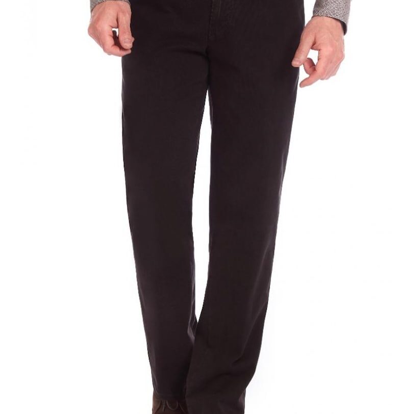 Мъжки панталони -  Monza 6455 - кафяв - Кафяв Meyer