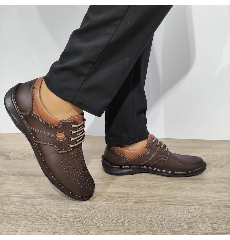 Мъжки перфорирани обувки  Кафяв Nicolis