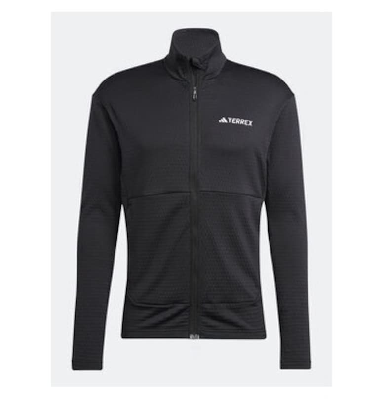 Мъжки полар -  302291243 - Рециклиран полиестер - Черен - Черен adidas