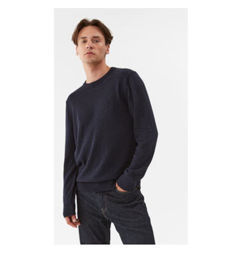 Мъжки пуловер -  3032939324 - Син United Colors of Benetton