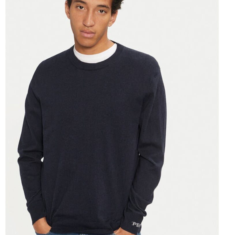 Мъжки пуловер -  304415890 - Памук - Син - Син Pepe Jeans