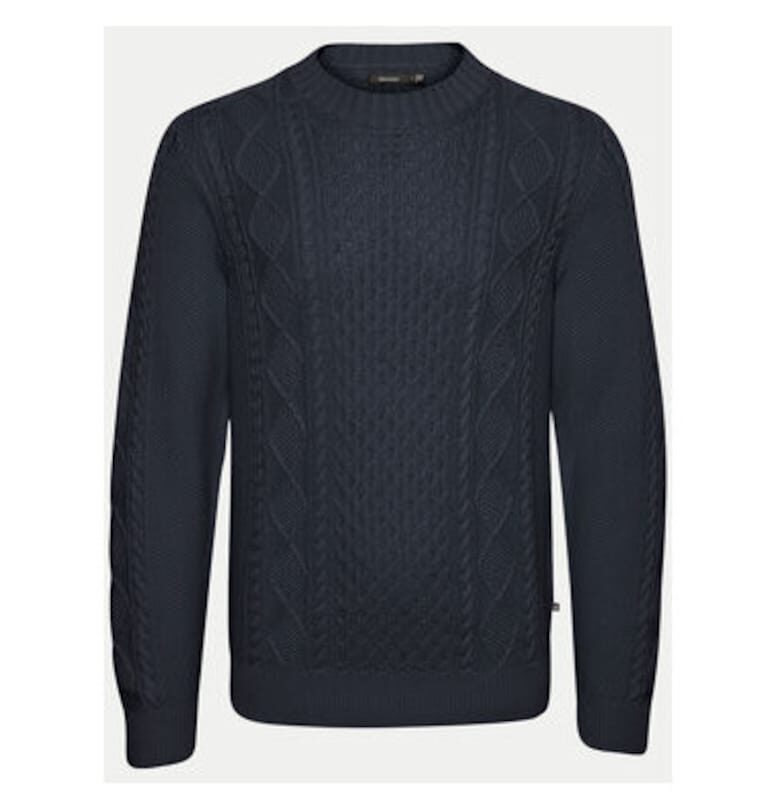 Мъжки пуловер -  304424199 - Памук - Син - Син Matinique