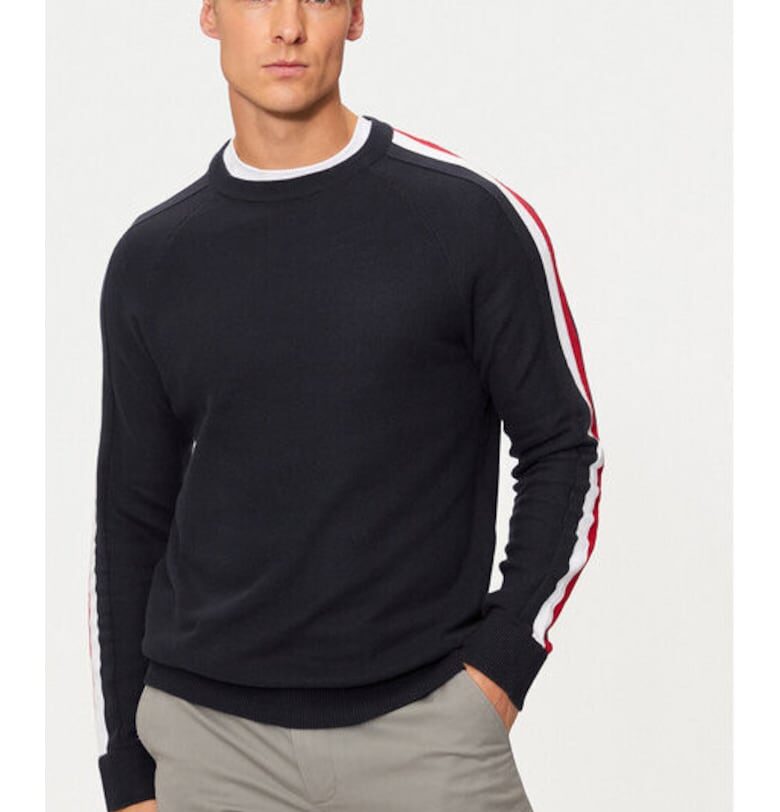 Мъжки пуловер -  304694905 - Памук - Син - Син Hechter Paris