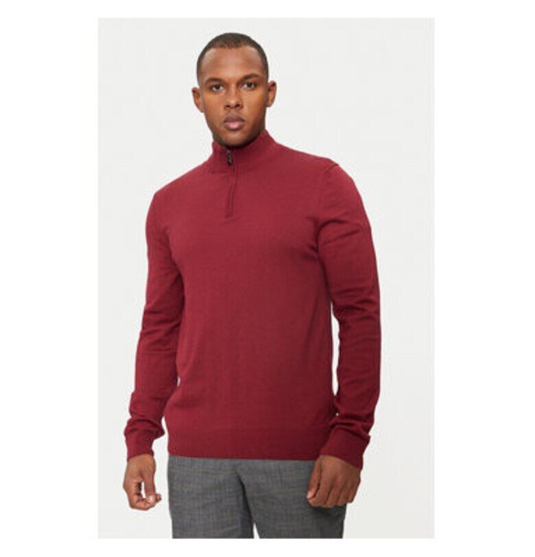 Мъжки пуловер -  304695438 - Модал/Памук/Полиамид - Черен - Черен Hechter Paris