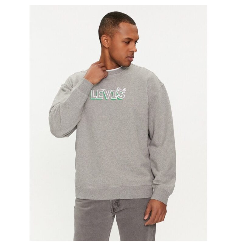 Мъжки спортен суичър -  665463 - сив - памук Levis
