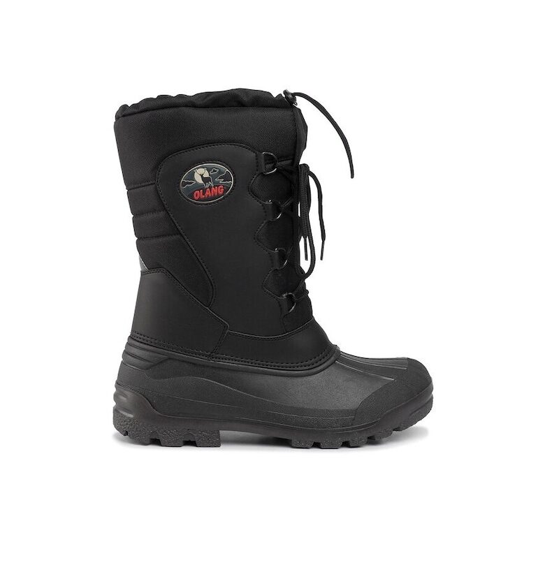 Мъжки спортни боти -  61121 - Еко кожа - Черни Olang