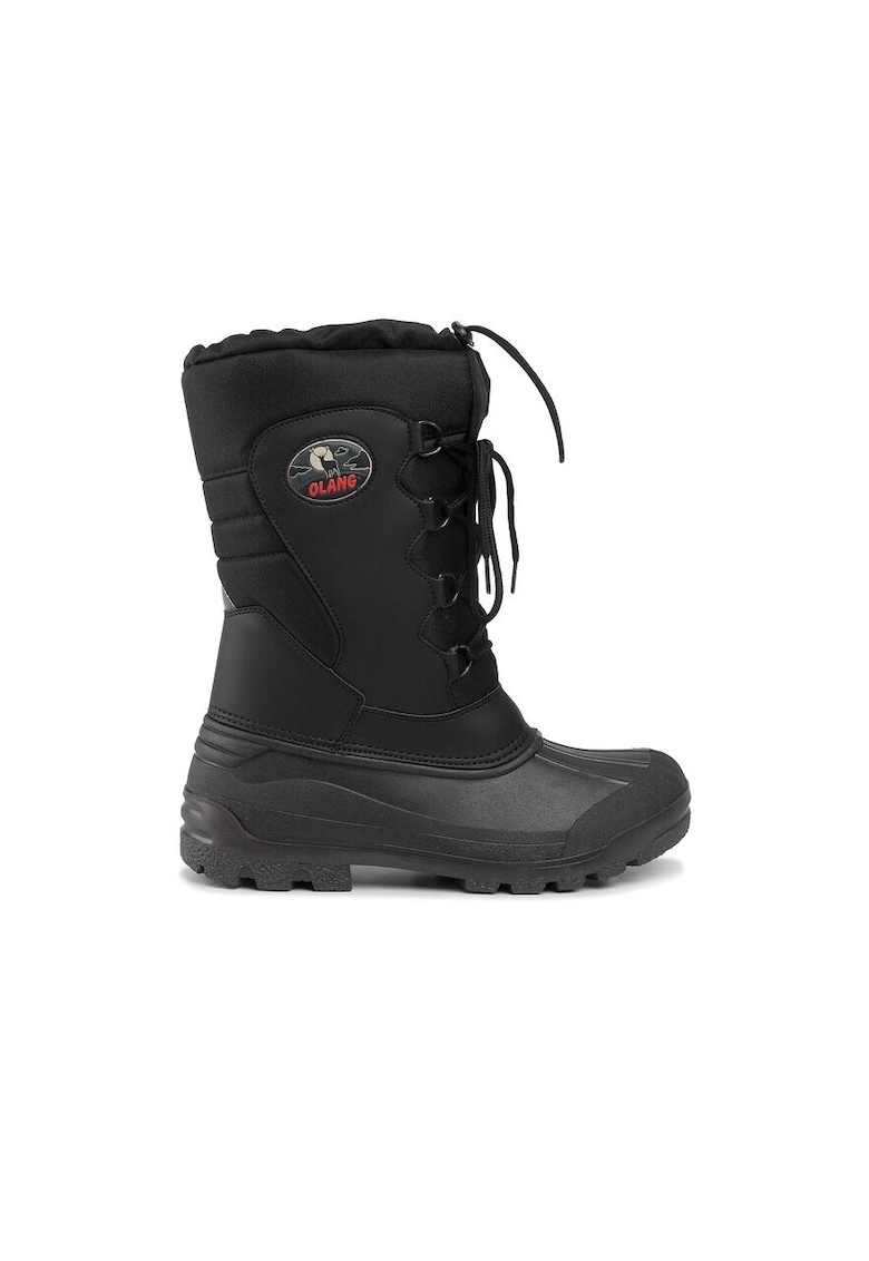 Мъжки спортни боти - 61121 - Еко кожа - Черни Olang