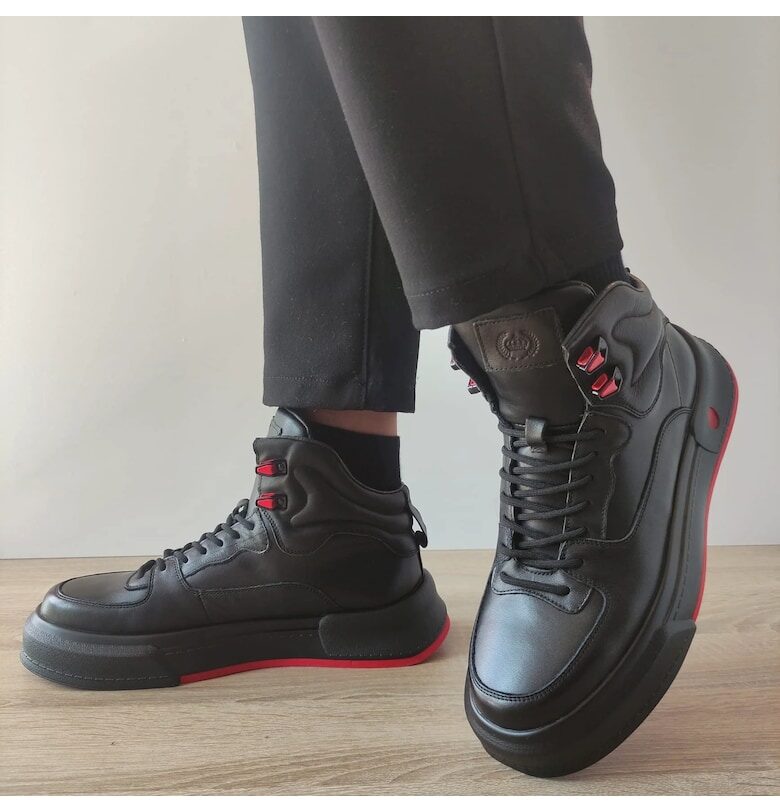 Мъжки спортни боти  H6999 Black - черни - Черен FRANCO GERARDO