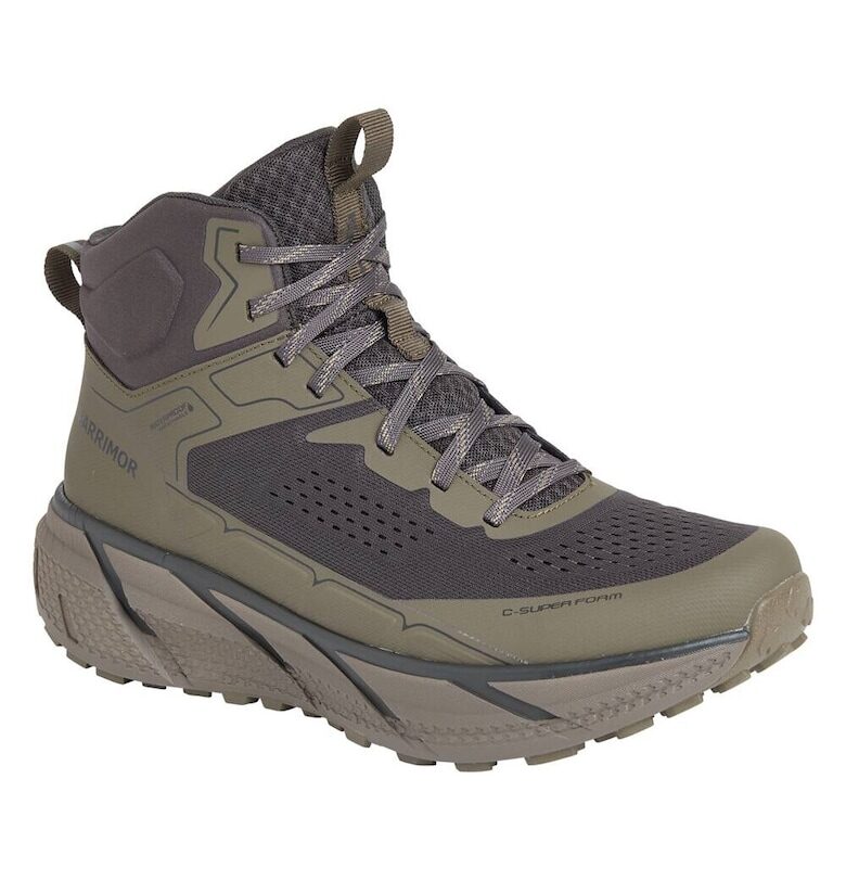 Мъжки спортни боти  Singletrack Mid - водоустойчиви - дишащи - каки - мрежест материал Karrimor