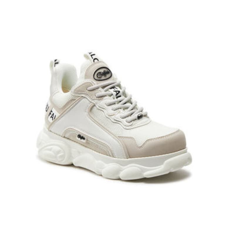 Мъжки спортни обувки - 1410025 -  Текстил - Бял Buffalo