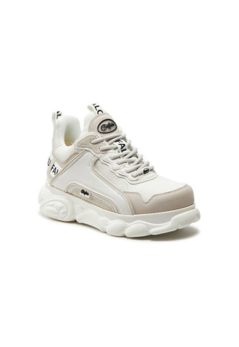 Мъжки спортни обувки - 1410025 - Текстил - Бял Buffalo