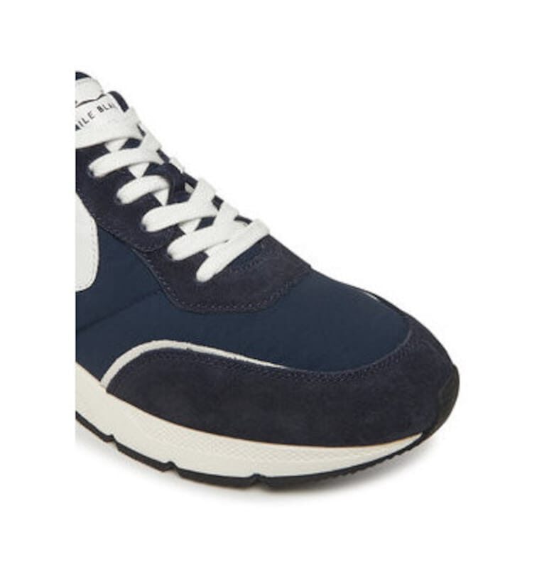 Мъжки спортни обувки - 2018361 -  Текстил - Тъмносин - Тъмносин Voile Blanche