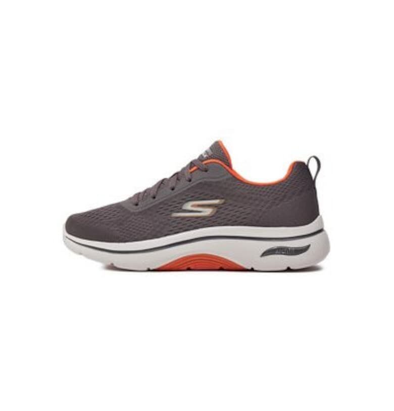 Мъжки спортни обувки - 216516 -  Синтетични - Сив Skechers