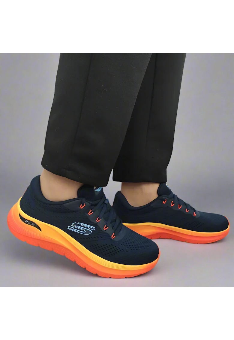Мъжки спортни обувки 232700 Nvmt - тъмносини - Тъмносин Skechers