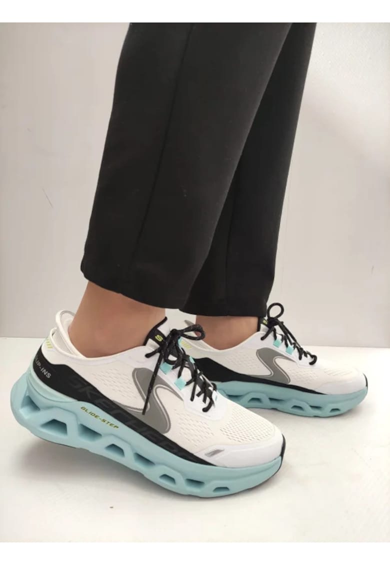 Мъжки спортни обувки 232921 Wbl - бели - Бял Skechers