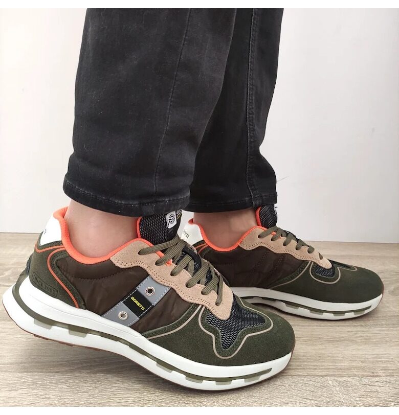 Мъжки спортни обувки  30160 Зелен Каки + Кафяв - Зелен - Зелен GORETTI