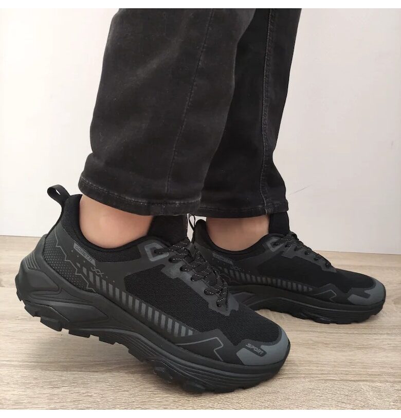 Мъжки спортни обувки  30511 черни - Черно - Черен GORETTI