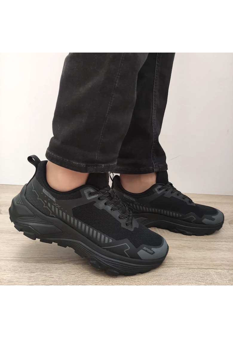 Мъжки спортни обувки 30511 черни - Черно - Черен GORETTI