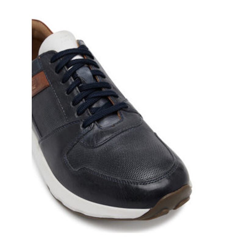 Мъжки спортни обувки - 33610 -  Естествена кожа - Тъмносин Josef Seibel