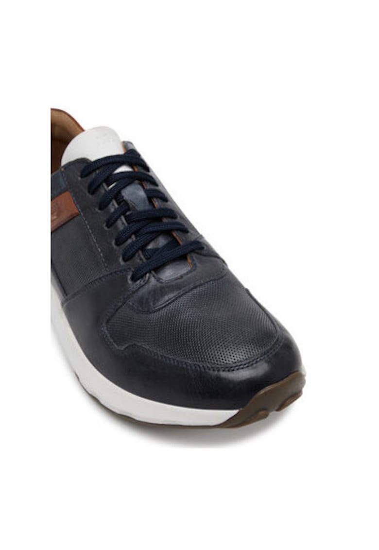 Мъжки спортни обувки - 33610 - Естествена кожа - Тъмносин Josef Seibel